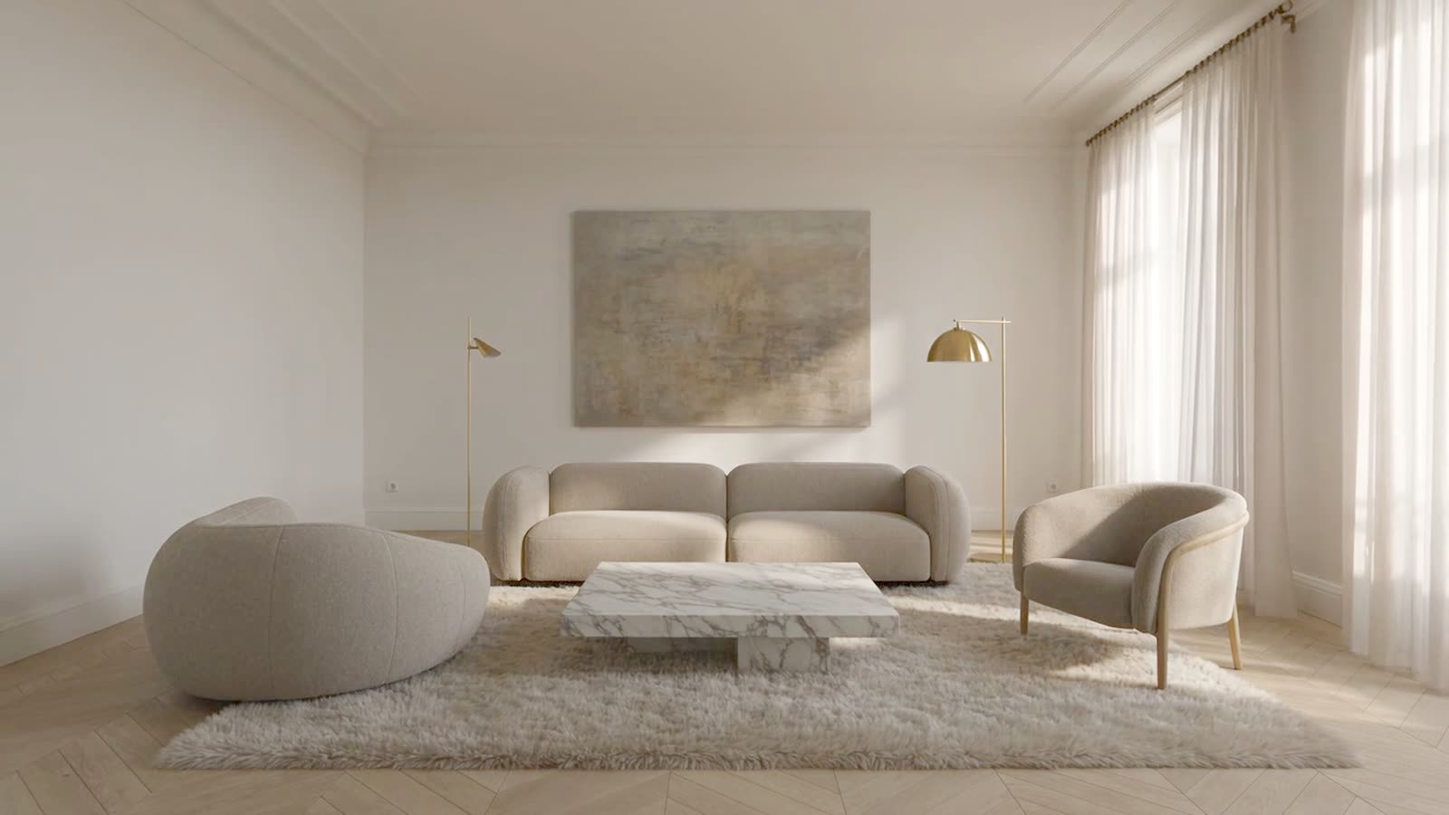 Wohnzimmer nachher